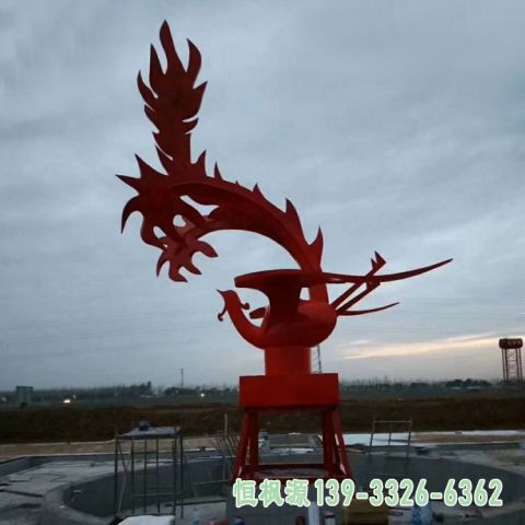 凤凰都市不锈钢雕塑