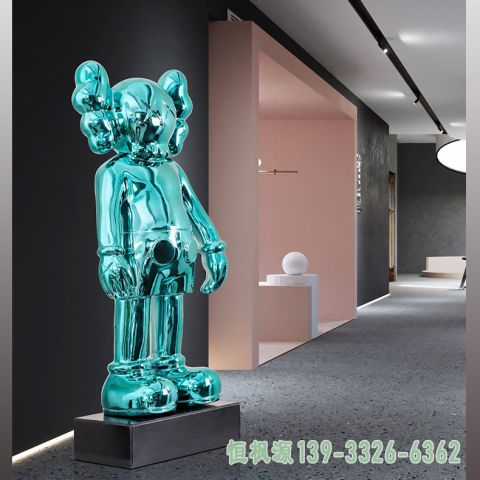 机器人都市不锈钢人物雕塑