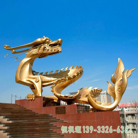 金龙小区不锈钢雕塑