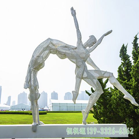 广场体操不锈钢雕塑