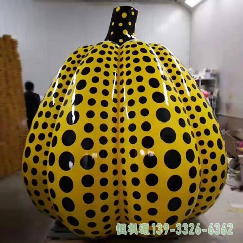 南瓜不锈钢园林雕塑