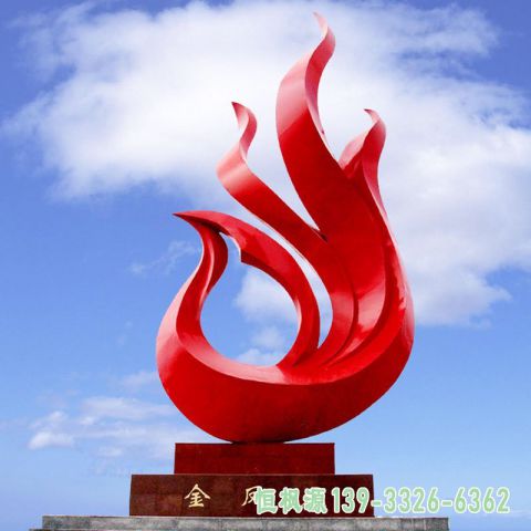 凤凰小区不锈钢艺术雕塑
