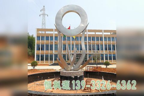 企业标志不锈钢雕塑