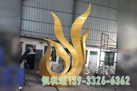 金凤凰小区不锈钢艺术雕塑