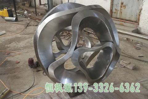 大型抽象园林不锈钢雕塑