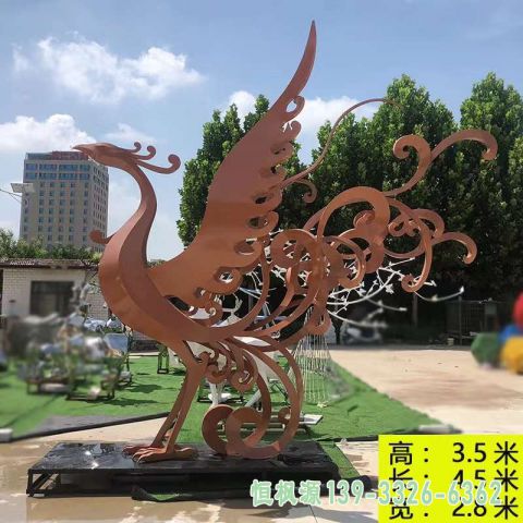 凤凰都市不锈钢艺术雕塑