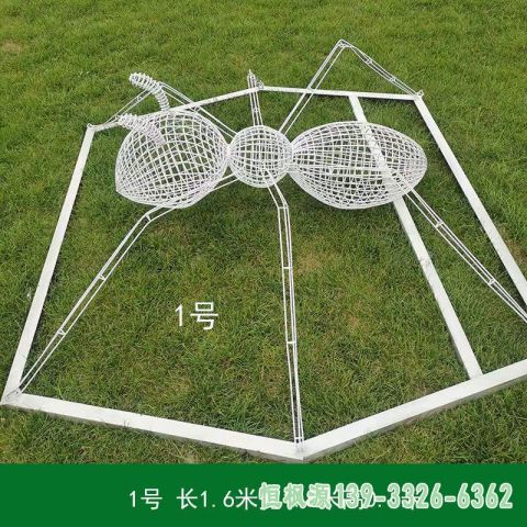 镂空蚂蚁广场不锈钢雕塑