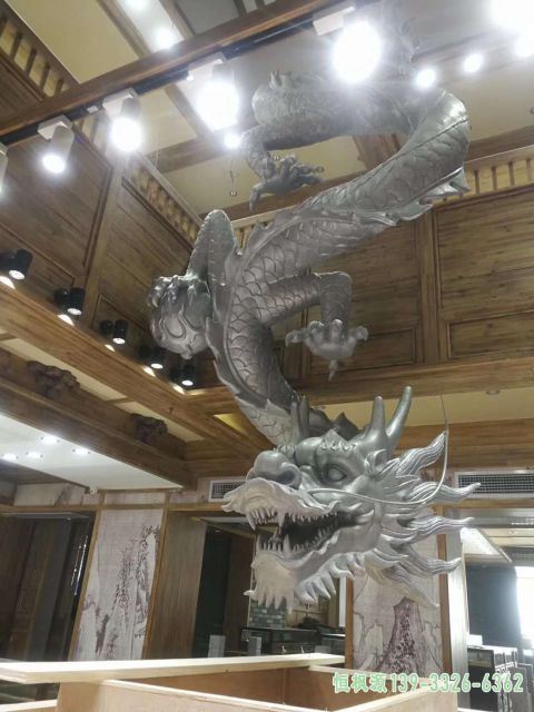 园林龙不锈钢雕塑