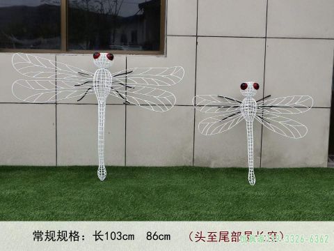 蜻蜓校园不锈钢艺术雕塑