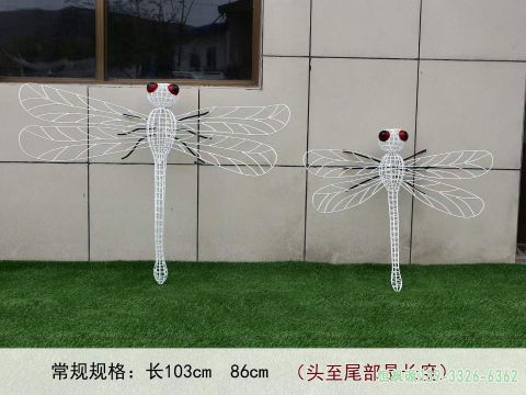 镂空蜻蜓城市不锈钢艺术雕塑