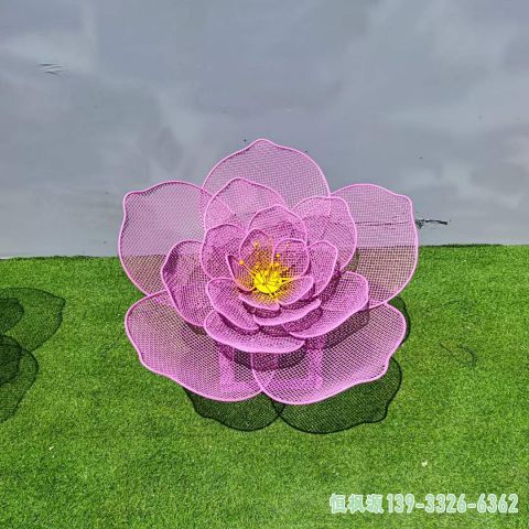 镂空花朵城市不锈钢艺术雕塑