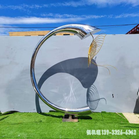 抽象蝴蝶城市不锈钢艺术雕塑